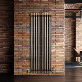 Traditional 3 Column Radiator - 1500 x 560mm - Raw Metal