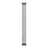 Traditional 3 Column Radiator - 1800 x 200mm - Raw Metal