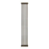 Traditional 3 Column Radiator - 1800 x 290mm - Raw Metal