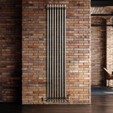Traditional 3 Column Radiator - 1800 x 380mm - Raw Metal