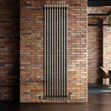 Traditional 3 Column Radiator - 1800 x 470mm - Raw Metal