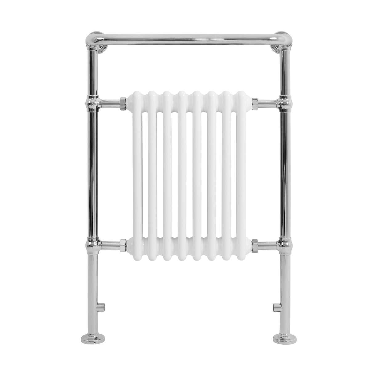 Traditional Heated Towel Rail Radiator – 950mm x 660mm  – White