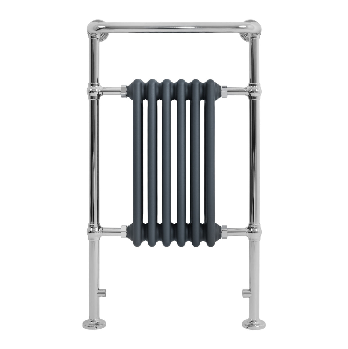 Traditional Heated Towel Rail Radiator – 950mm x 570mm  – Anthracite Grey