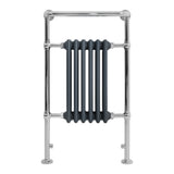Traditional Heated Towel Rail Radiator – 950mm x 570mm  – Anthracite Grey