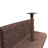 Flexible Lawn Edging 6 x 1.2m With Mallet - Brown