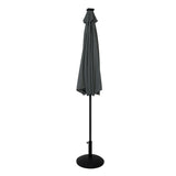 LED Tilt Parasol 2.7m With Tilt Base – Grey