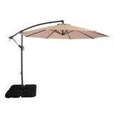 Cantilever Parasol 3m With Square Base – Beige