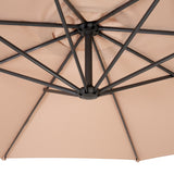 Cantilever Parasol 3m With Square Base – Beige