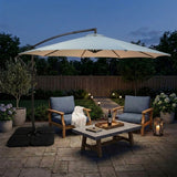 Cantilever Parasol 3m With Square Base – Cream