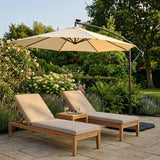 Cantilever Parasol 3m With Square Base – Cream