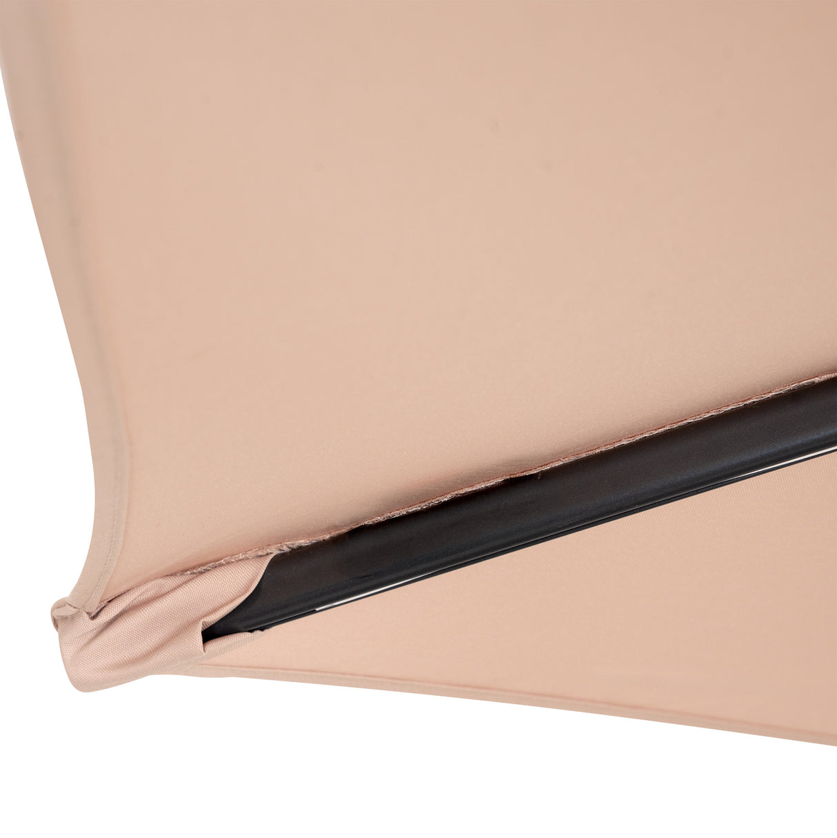 Cantilever Parasol 3m With Half Fan Base – Beige