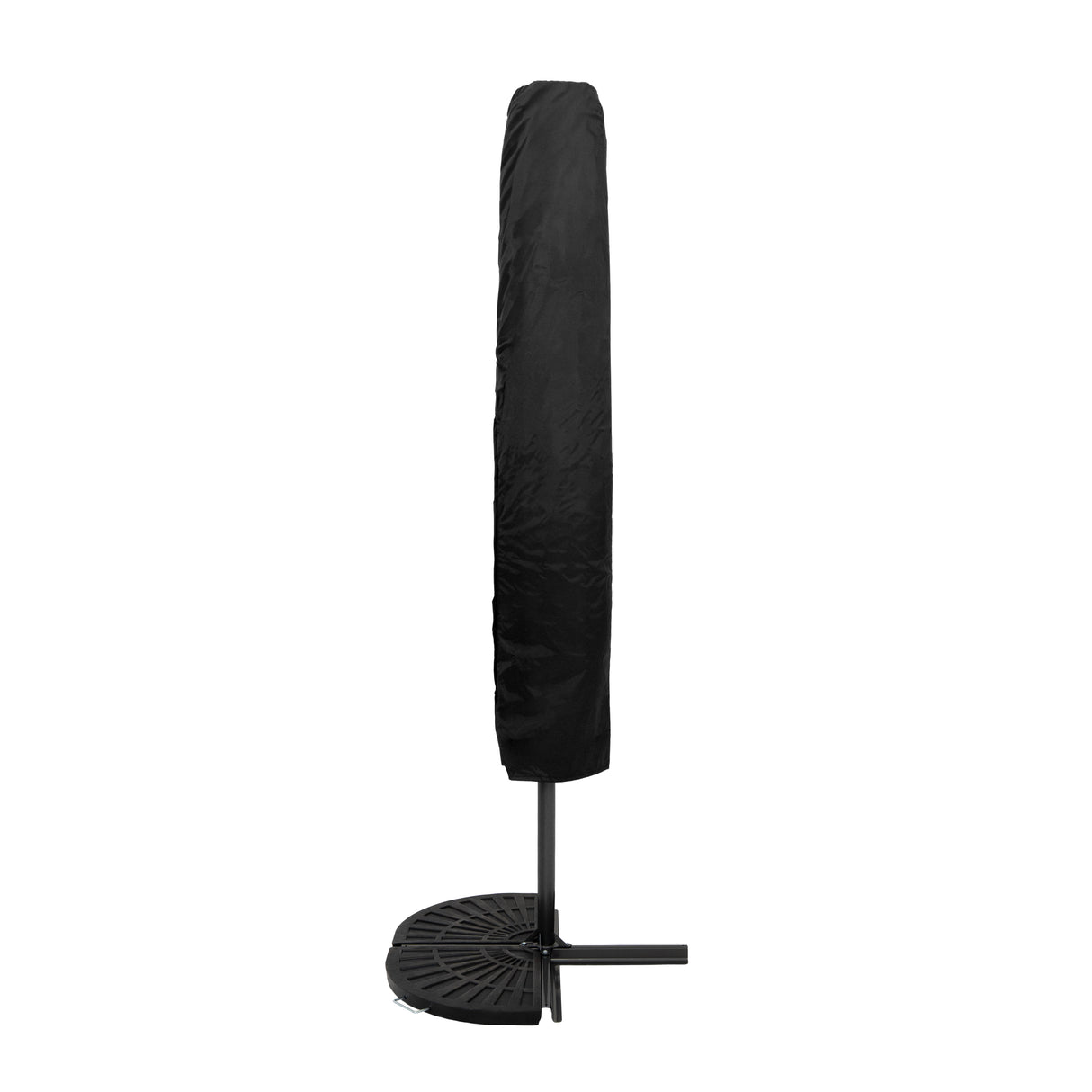 Cantilever Parasol 3m With Half Fan Base – Cream