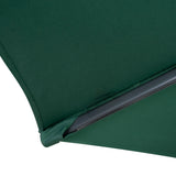 Cantilever Parasol 3m With Full Fan Base – Green