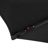 LED Cantilever Parasol 3m With Full Fan Base – Black