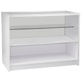 Pegasus Brilliant White Shop Counter & Retail Display Set