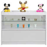 Pegasus Brilliant White Shop Counter & Retail Display Set