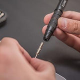 Precision screwdriver from the ilabPRO 23 Piece Set, showcasing a textured black handle and interchangeable metal tip for versatile use