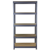 Q-Rax Grey Shelving Units - 90cm x 180cm x 50cm