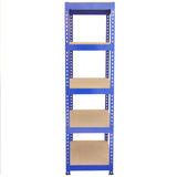 Q-Rax Blue Shelving Units - 90cm x 180cm x 50cm