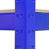 5 x 90cm Blue Storage Racks with 4200kg Capacity, Free Bay Connectors and Mallet