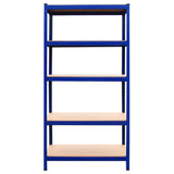 9 x T-Rax Blue Metal Racking Units 90cm x 45cm x 180cm
