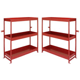 Monster Racking Volcano Metal Van Shelving Unit Duo