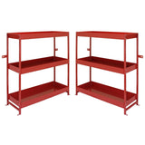 Monster Racking Volcano Metal Van Shelving Unit Duo