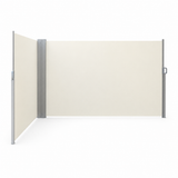 Outdoor Retractable Privacy Side Awning – Beige 600cm