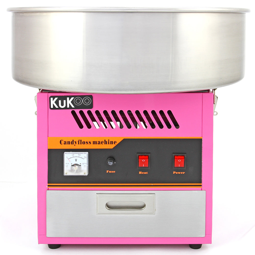 KuKoo Candy Floss Machine & 500 Candy Floss Sticks