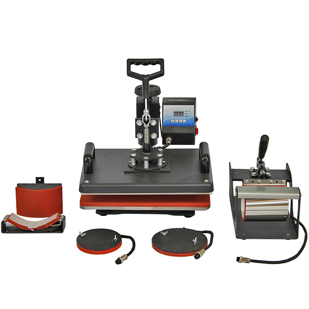 PixMax 5 in 1 Combo Swing Heat Press Machine – Monster Shop UK