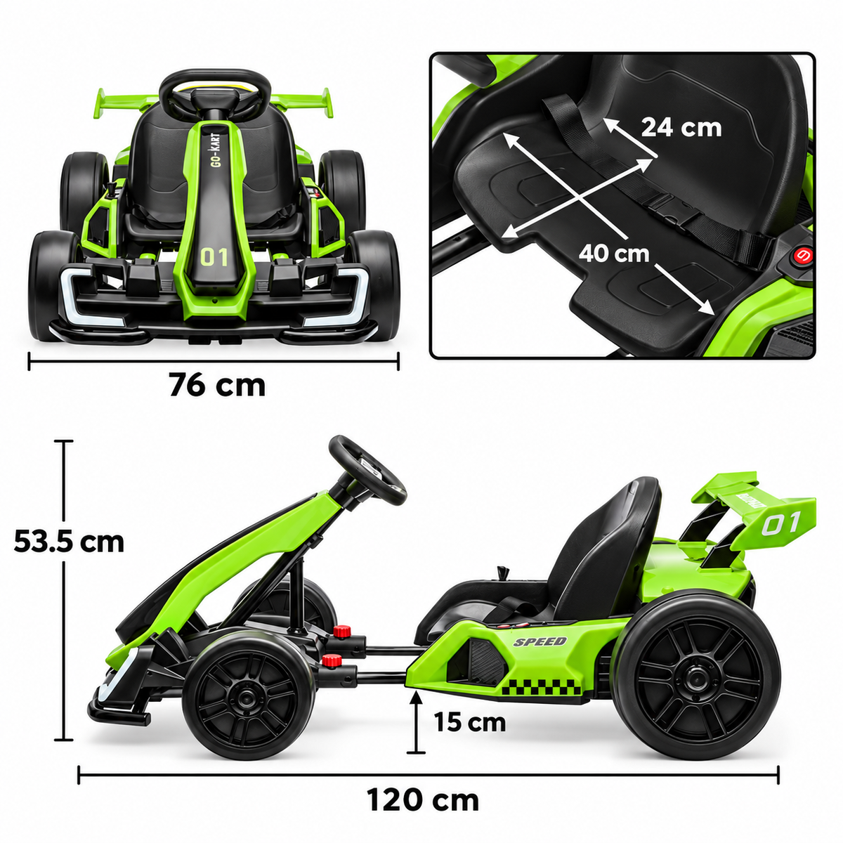 Kids Electric Drift Go Kart