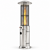 Gas Patio Heater with Wheels – Silver