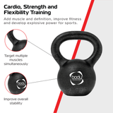Body Revolution 18 kg Cast Iron Kettlebells