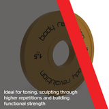 2 x 1.5kg Fractional Bumper Plates