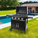 4-Burner Propane Gas BBQ Grill