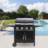 4-Burner Propane Gas BBQ Grill