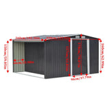 Metal Garden Shed 8ft x 8ft
