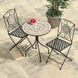 Turin Mosaic Bistro Set