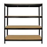 Metal Garden Shed 8ft x 8ft & Q-Rax Heavy Duty Storage Shelving Bundle