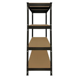 Metal Garden Shed 8ft x 8ft & Q-Rax Heavy Duty Storage Shelving Bundle