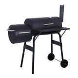 Charcoal BBQ Grill with Offset Smoker