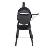 Charcoal BBQ Grill with Offset Smoker