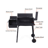 Charcoal BBQ Grill with Offset Smoker
