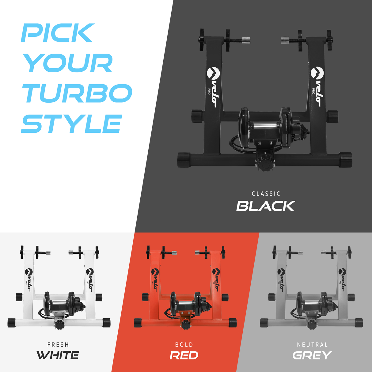 Velo Pro Red Magnetic Turbo Trainer
