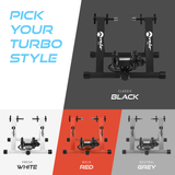 Black Velo Pro Fluid Turbo Trainer with Mat