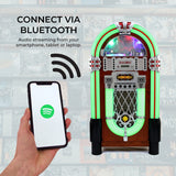 Retro Style Illuminated Jukebox Sound System