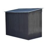 Metal Garden Storage Shed – Charcoal Black 7.81 x 4.3ft