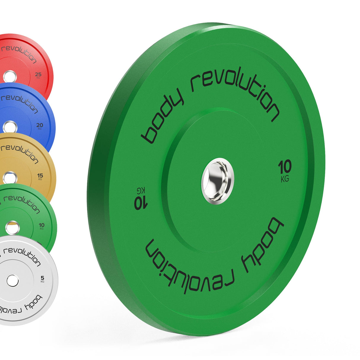 Body Revolution Olympic Bumper Plates (Colour) - Body Revolution