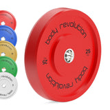 Body Revolution Olympic Bumper Plates (Colour)