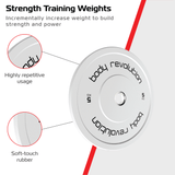 Body Revolution Olympic Bumper Plates (Colour)